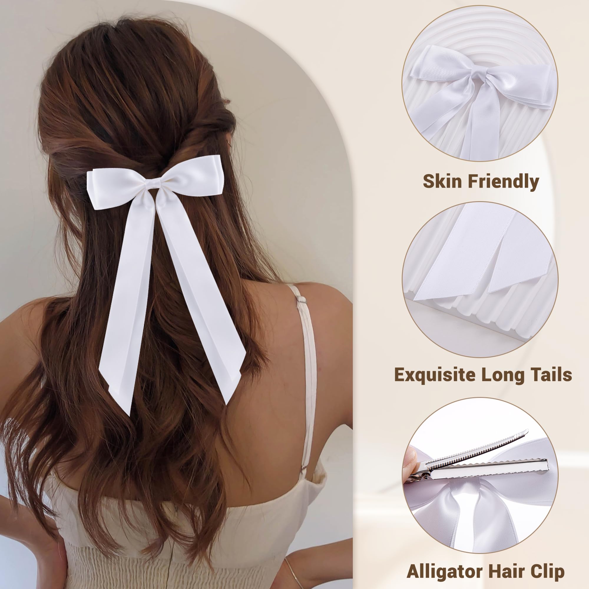 hisial bow detail highlighting smooth satin texture and neat stitching
