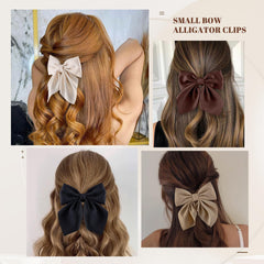 hisial bows in braid hairstyle example showing decorative accent on braid