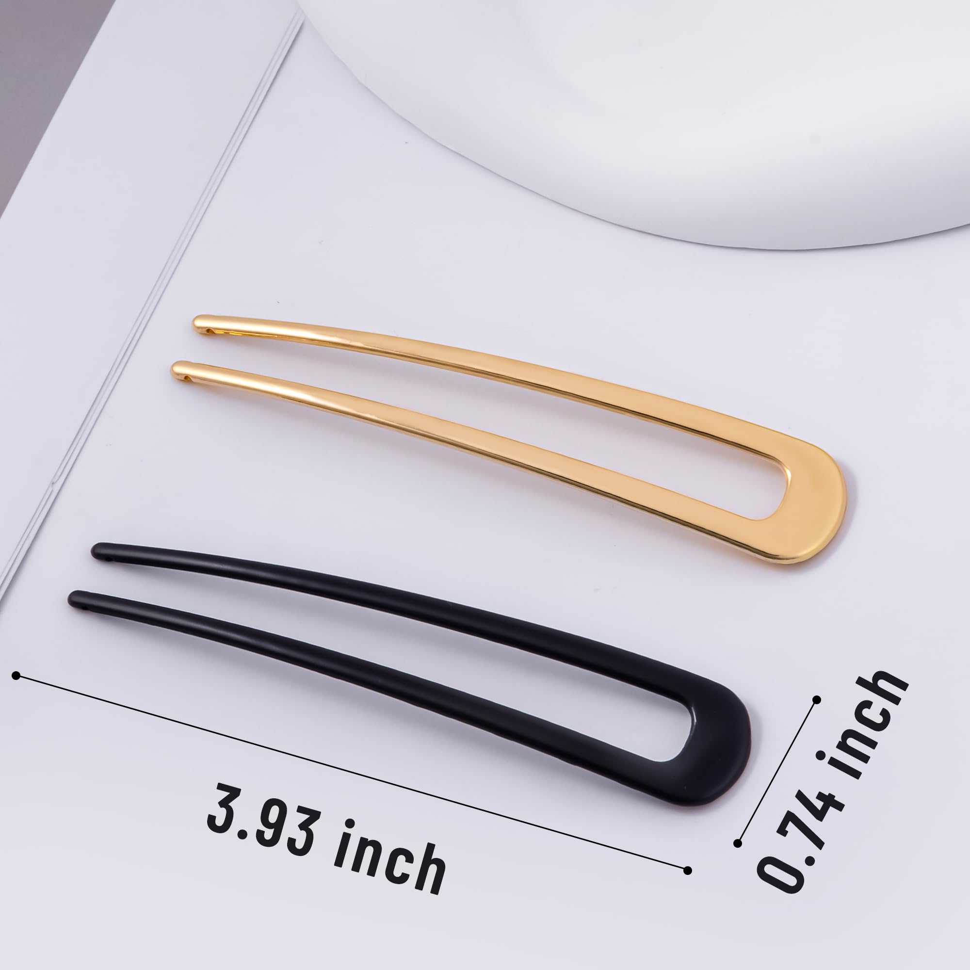 hisial close-up of U-shape alloy pin tip highlighting strength and smooth finish