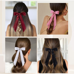 hisial color array layflat showing black white pink red options for styling