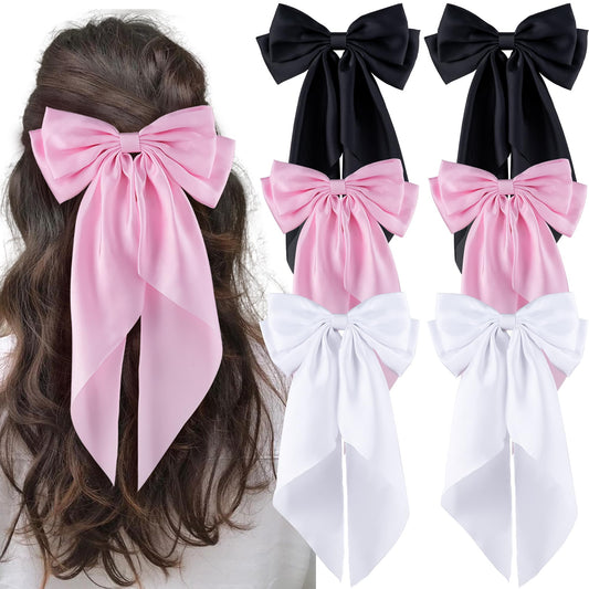 hisial front packaging showing six large satin bows and color variety benefit style-ready kit