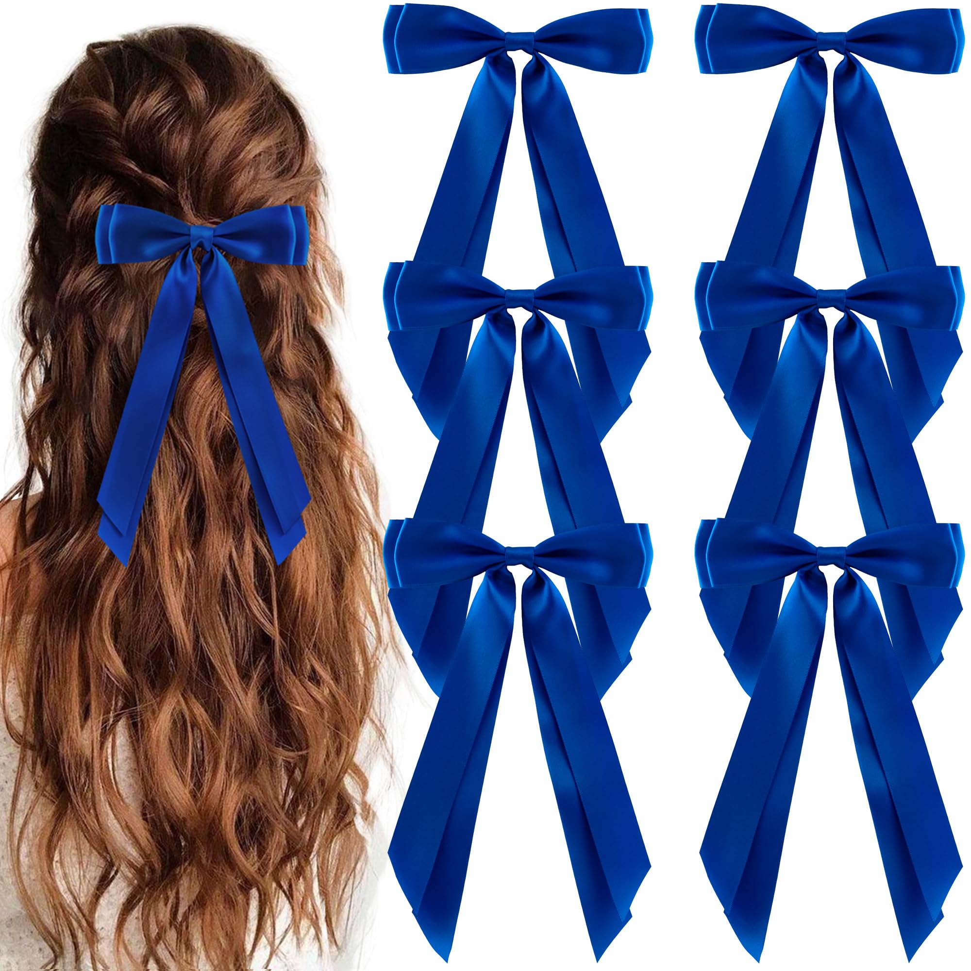 hisial front packaging showing six royal blue bows and neat presentation