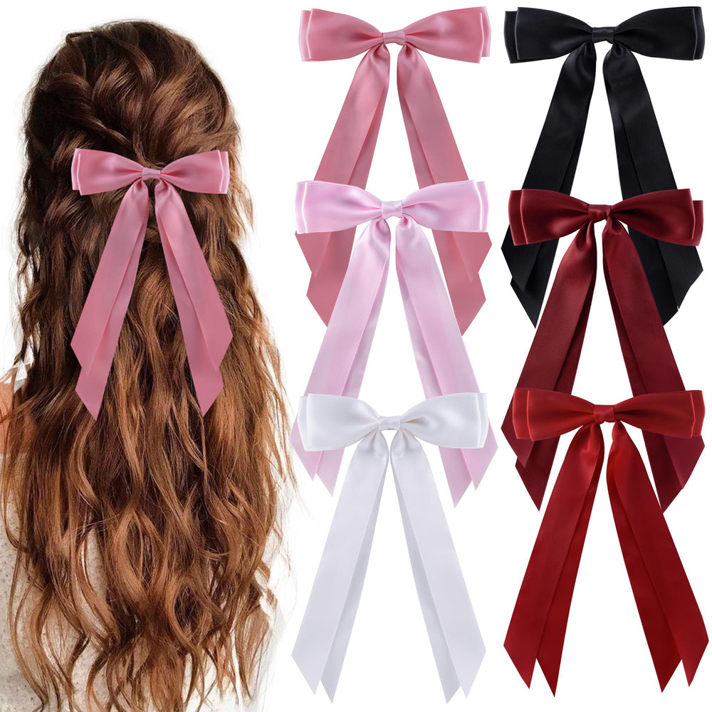 hisial front packaging view showing six-color bow set and neat presentation