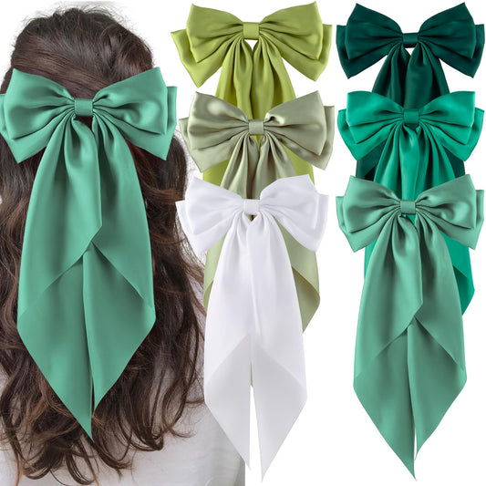 hisial front view large black satin bow showing elegant shape and secure hold