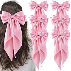 hisial pink bow front view shows elegant shape and instant style