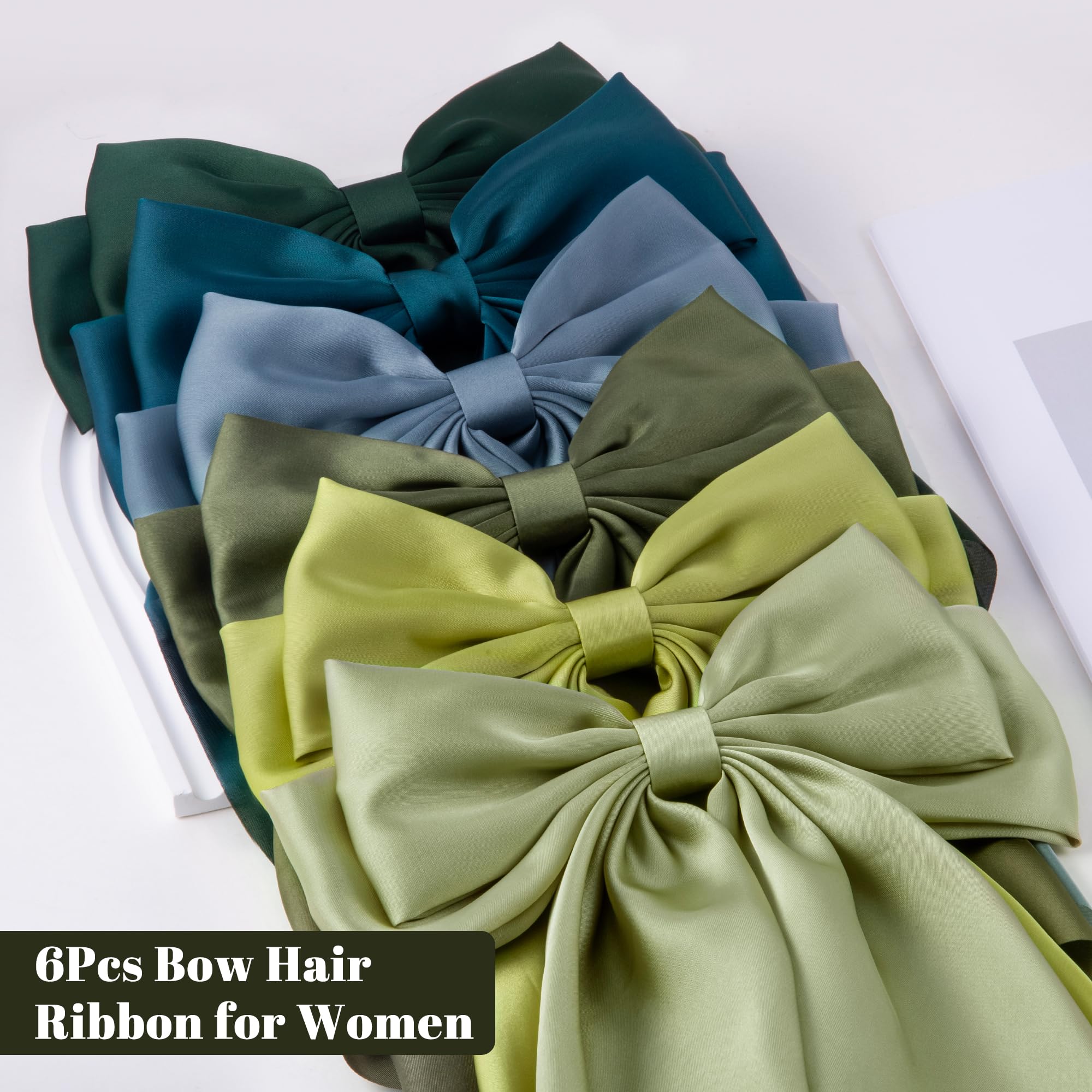 hisial bow styled with outfit showing coordinated fashion accent and visual uplift benefit
