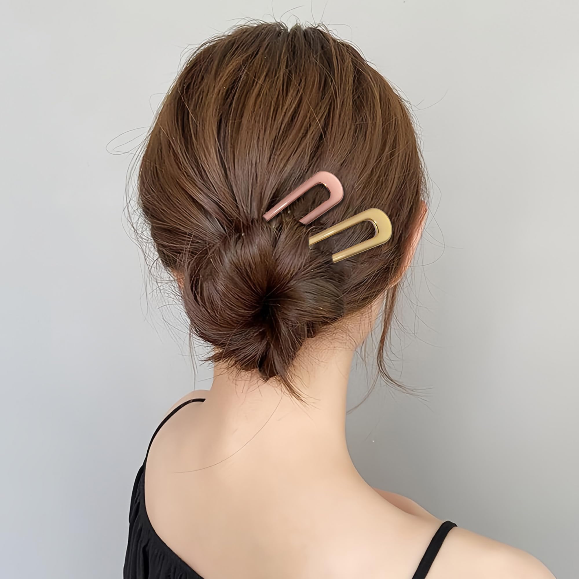 hisial lifestyle image with pins styled in updo matching jewelry for coordinated look