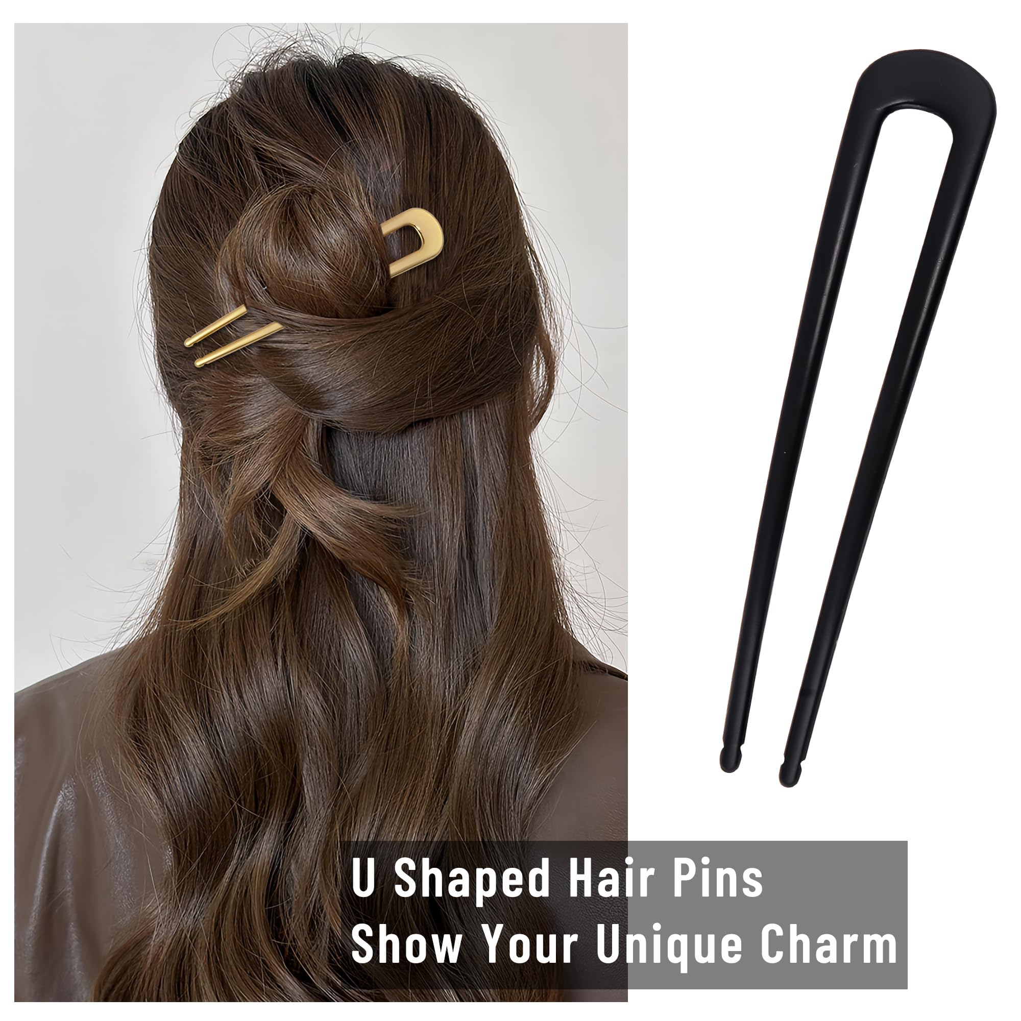 hisial hair pin beside ruler showing 3.9-inch length for deep anchoring