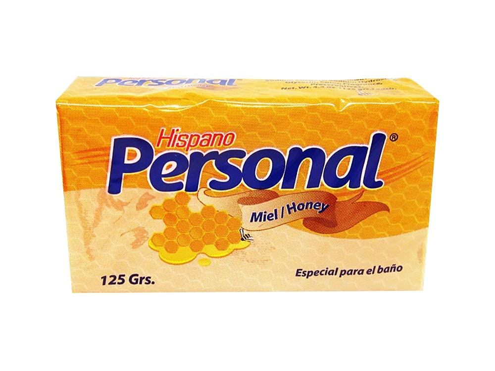 Hispano honey miel close-up of soap surface and lather demonstrating creamy foam