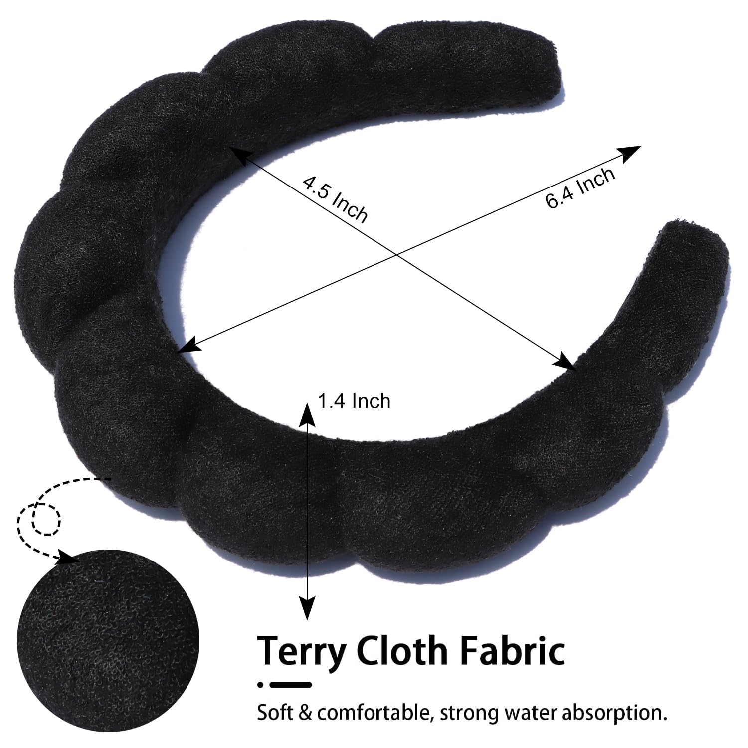 HitModa terry fleece close-up highlighting soft texture for gentle skin contact