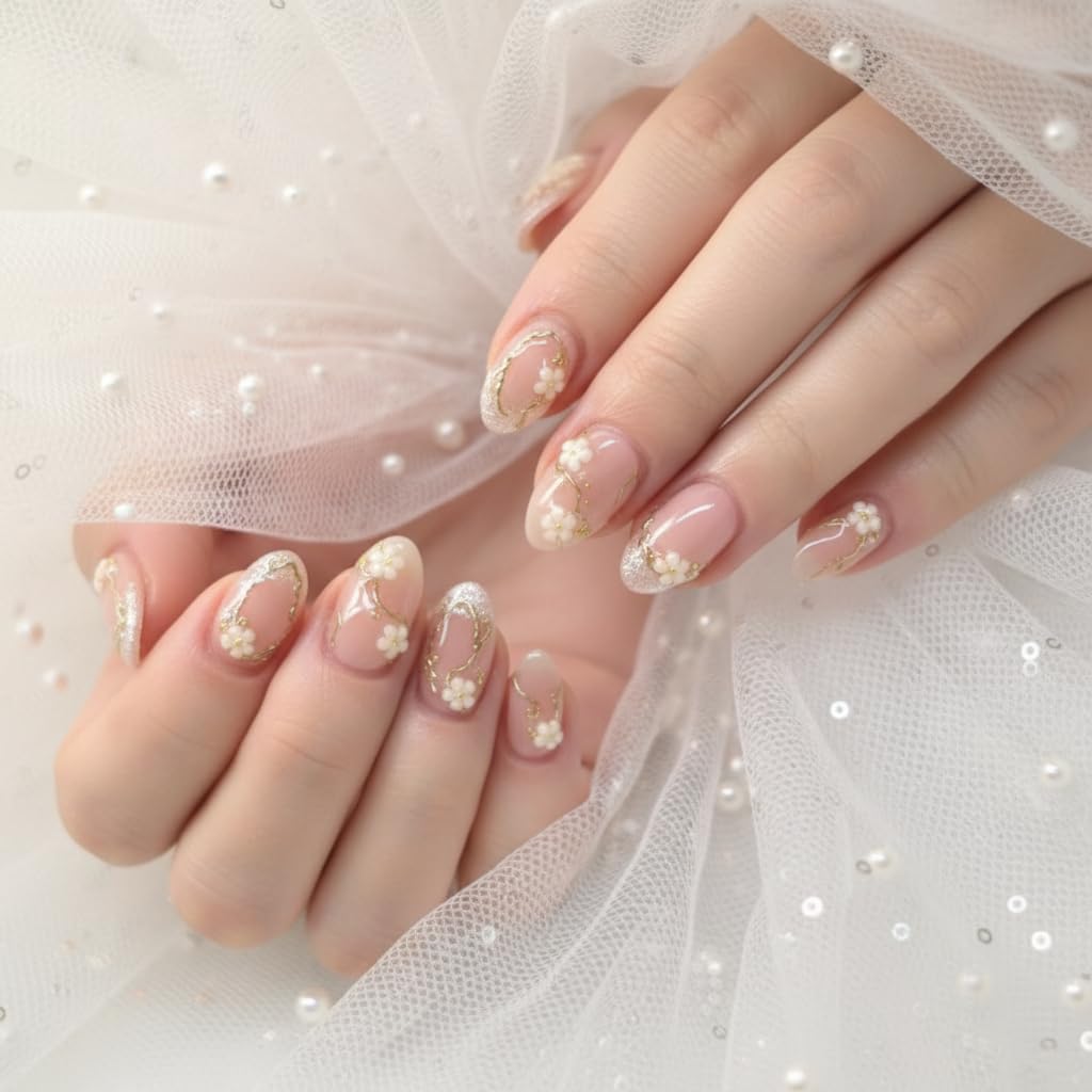 HIXENIFY close-up of 3D white flower detail highlighting delicate textured design