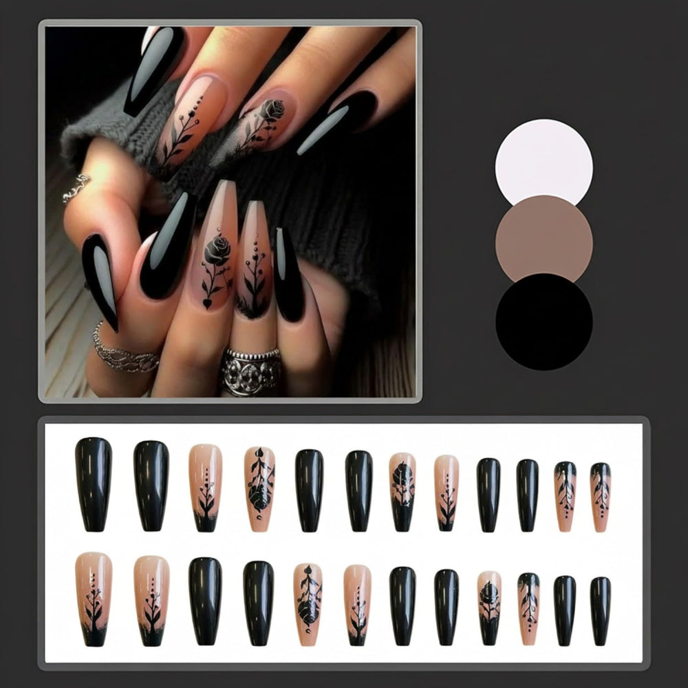 HIXENIFY nails in hand for size comparison and realistic fit preview