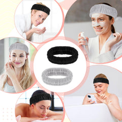 HJZHII headbands laid out with detergent and air-dry reminder for easy care and longevity