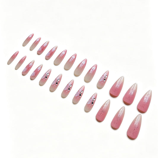 Hkanlre close-up of butterfly pattern and glossy finish highlighting durable ABS material benefit