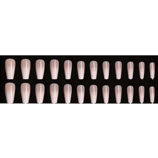 Hkanlre close-up of jelly texture on nail tip highlighting glossy natural-looking finish