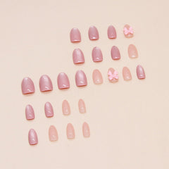 Hkanlre nail surface texture and glossy finish demonstrating salon-quality shine