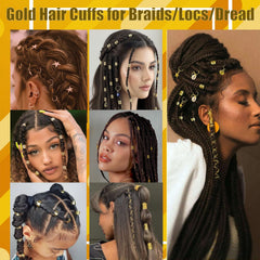 HKGTYE pendant accent on long braid highlighting decorative focal point