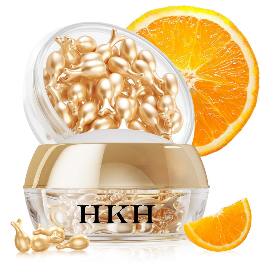 HKH front packaging showing 38 capsules and travel-friendly design benefits freshness