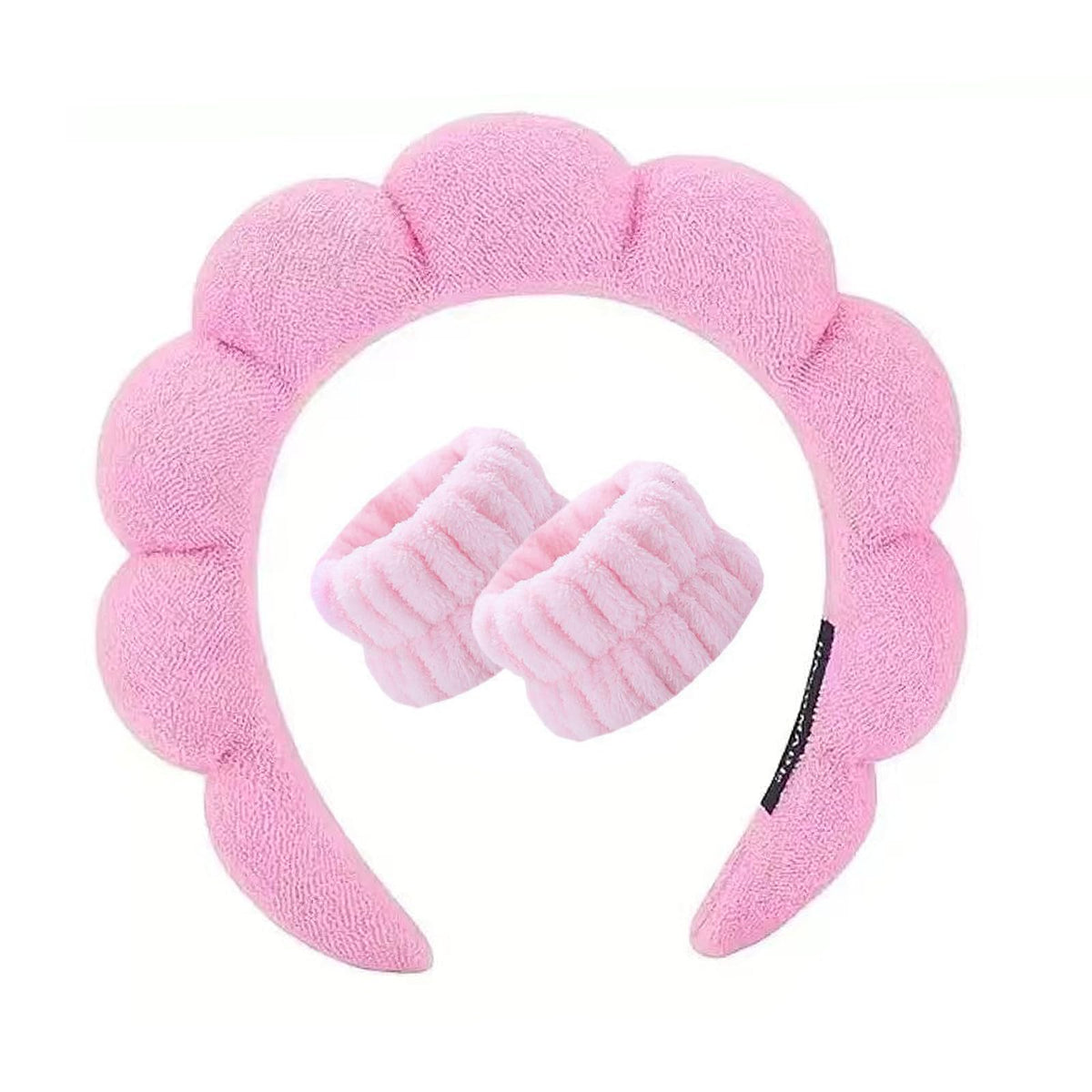 HKOVNE headband front view showing secure hair protection benefit