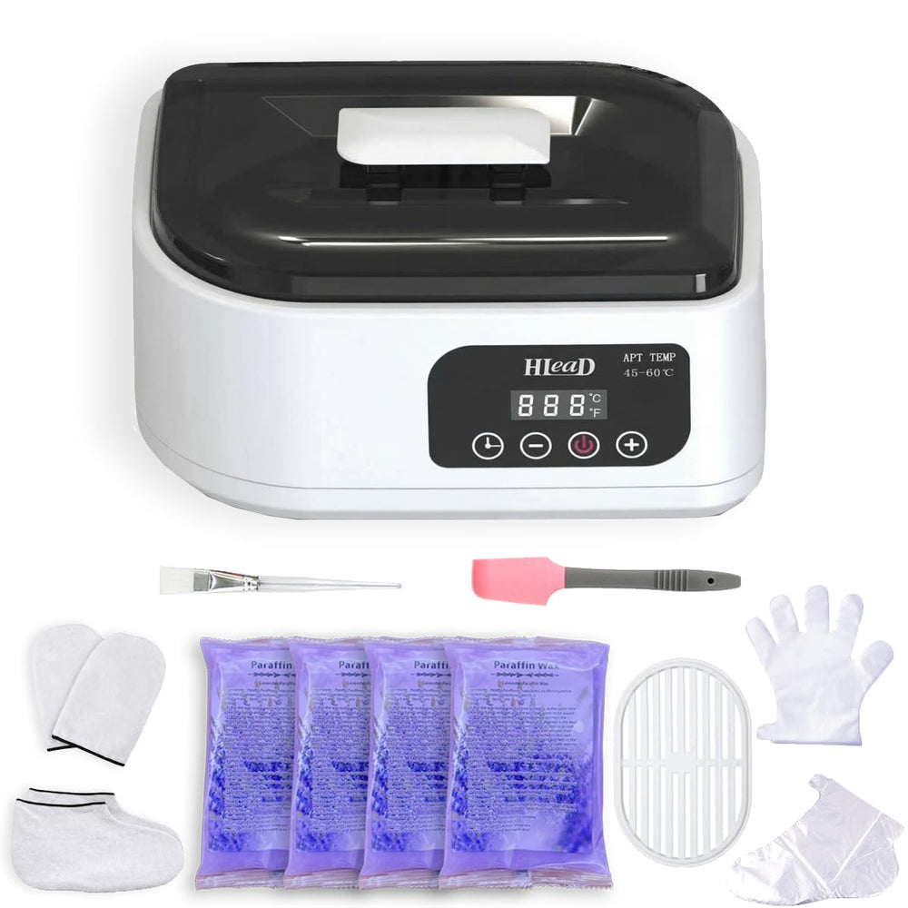 HLead front view paraffin warmer showing compact design and quick setup benefit