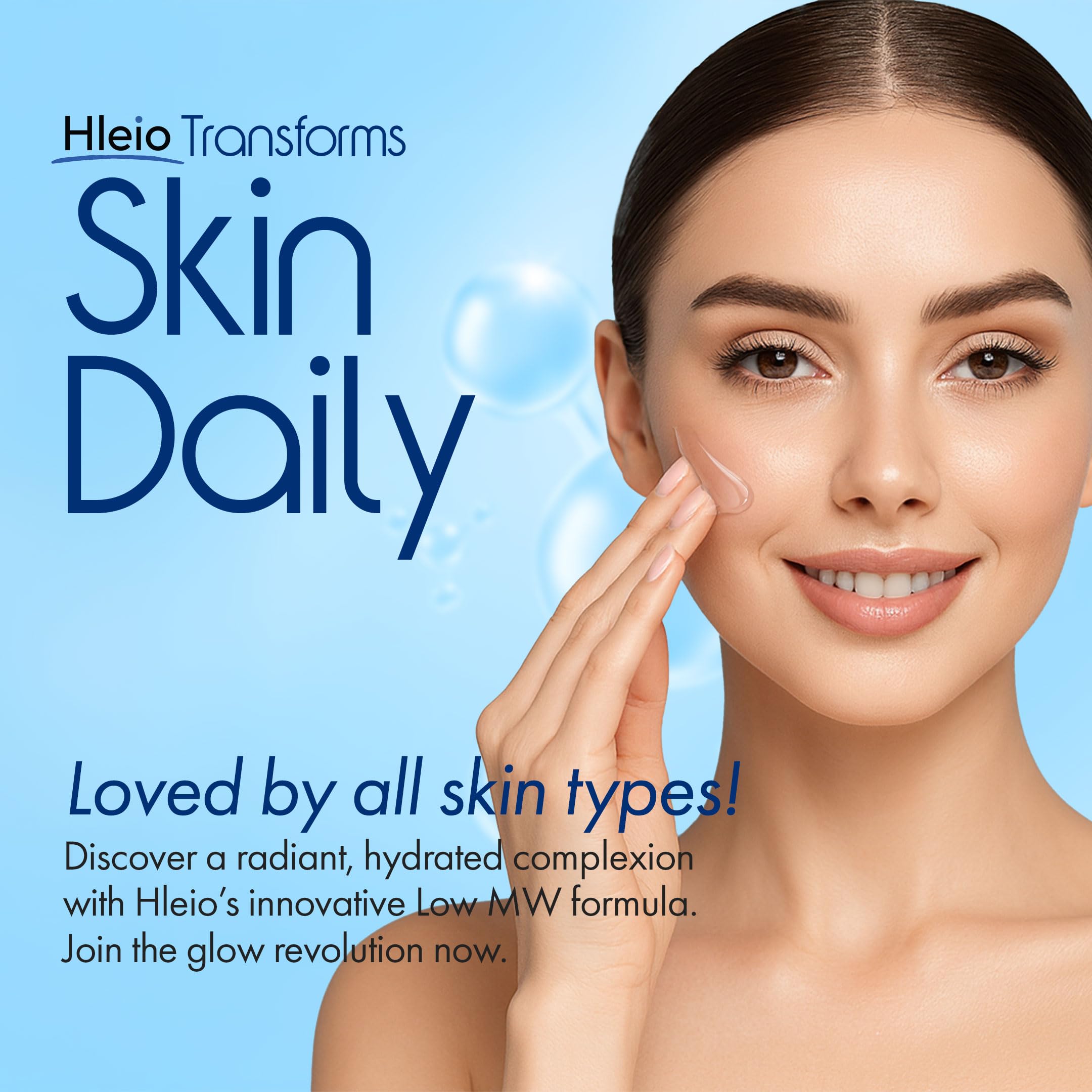 Hleio lifestyle bathroom setup illustrating daily hydration routine