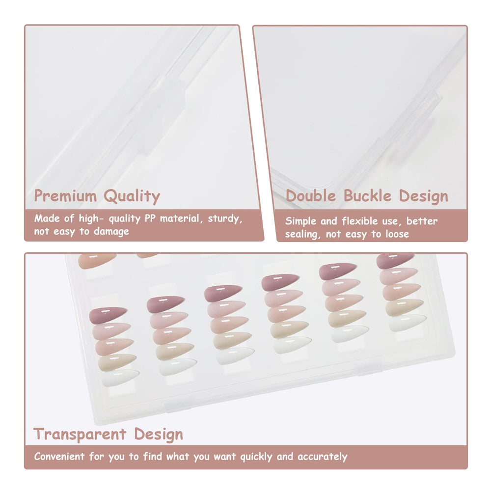 HLQHXWHZT acrylic display stands holding nails for easy client preview benefit