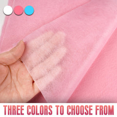 HLQHXWHZT sheet edge being cut with scissors enabling customizable fit