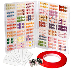HLQHXWHZT front view clear box showing organized nail sets for quick selection