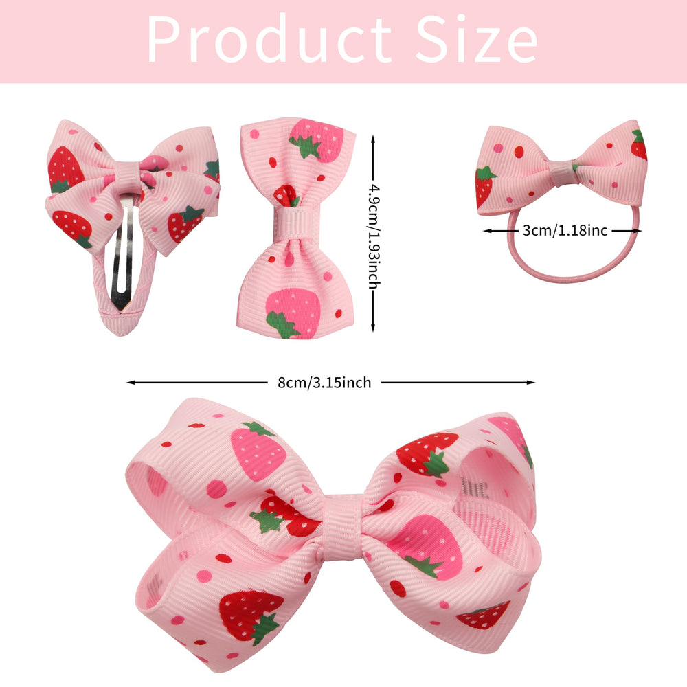 HLTOO close-up of a strawberry clip metal snap and fabric wrap, gentle hold benefit