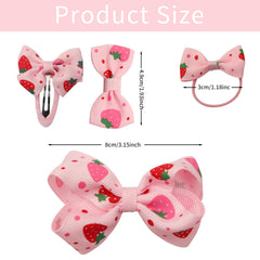 HLTOO close-up of a strawberry clip metal snap and fabric wrap, gentle hold benefit