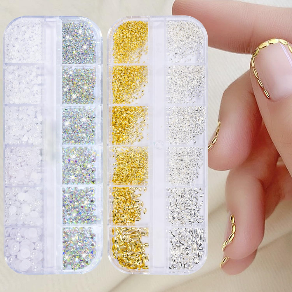 HNUIX application tools and pieces with tweezers and dotting pen for precise placement