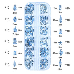 HNUIX close-up of crystal texture highlighting bright blue coating and reflective sparkle
