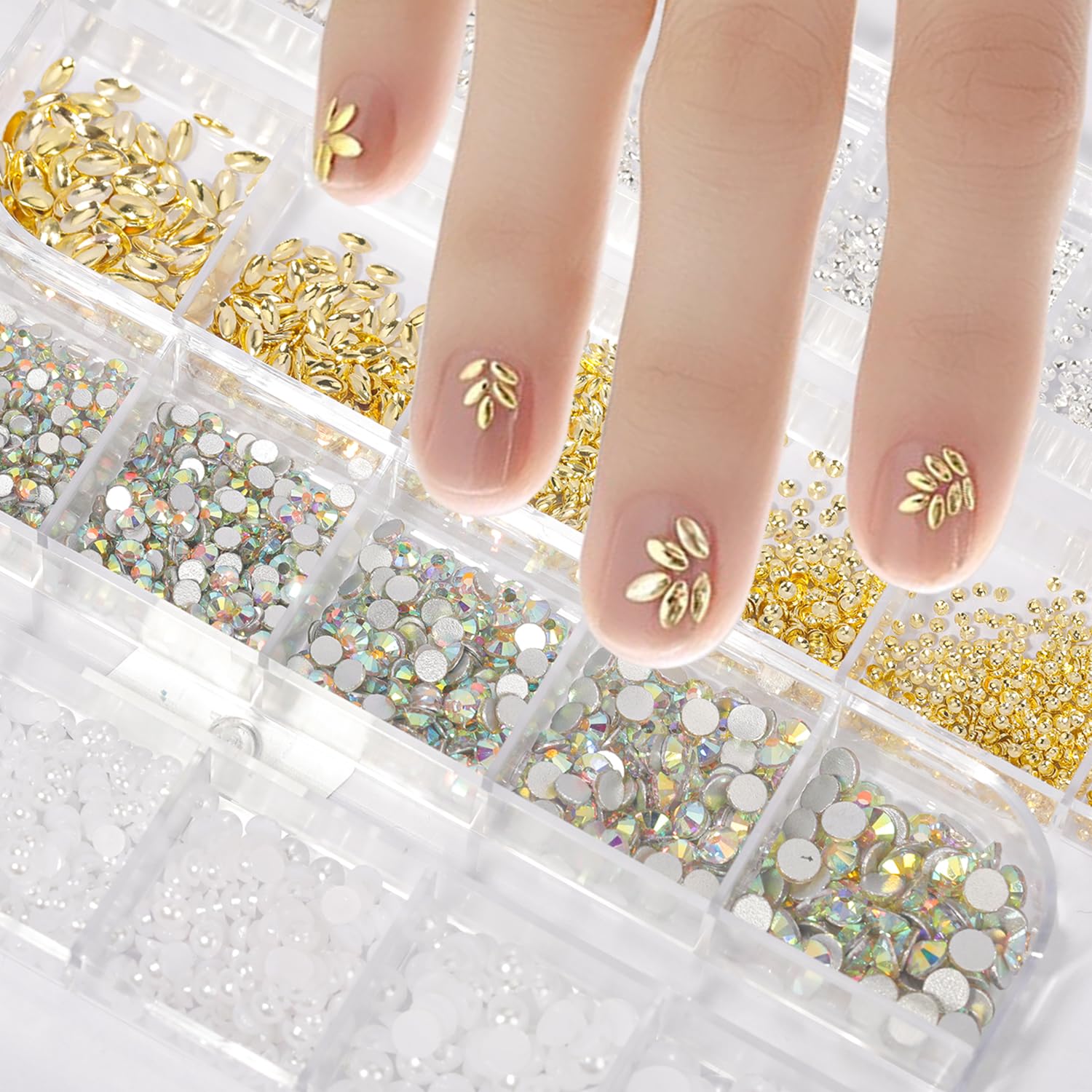 HNUIX lifestyle manicure shot featuring finished nails to inspire creative salon-style designs