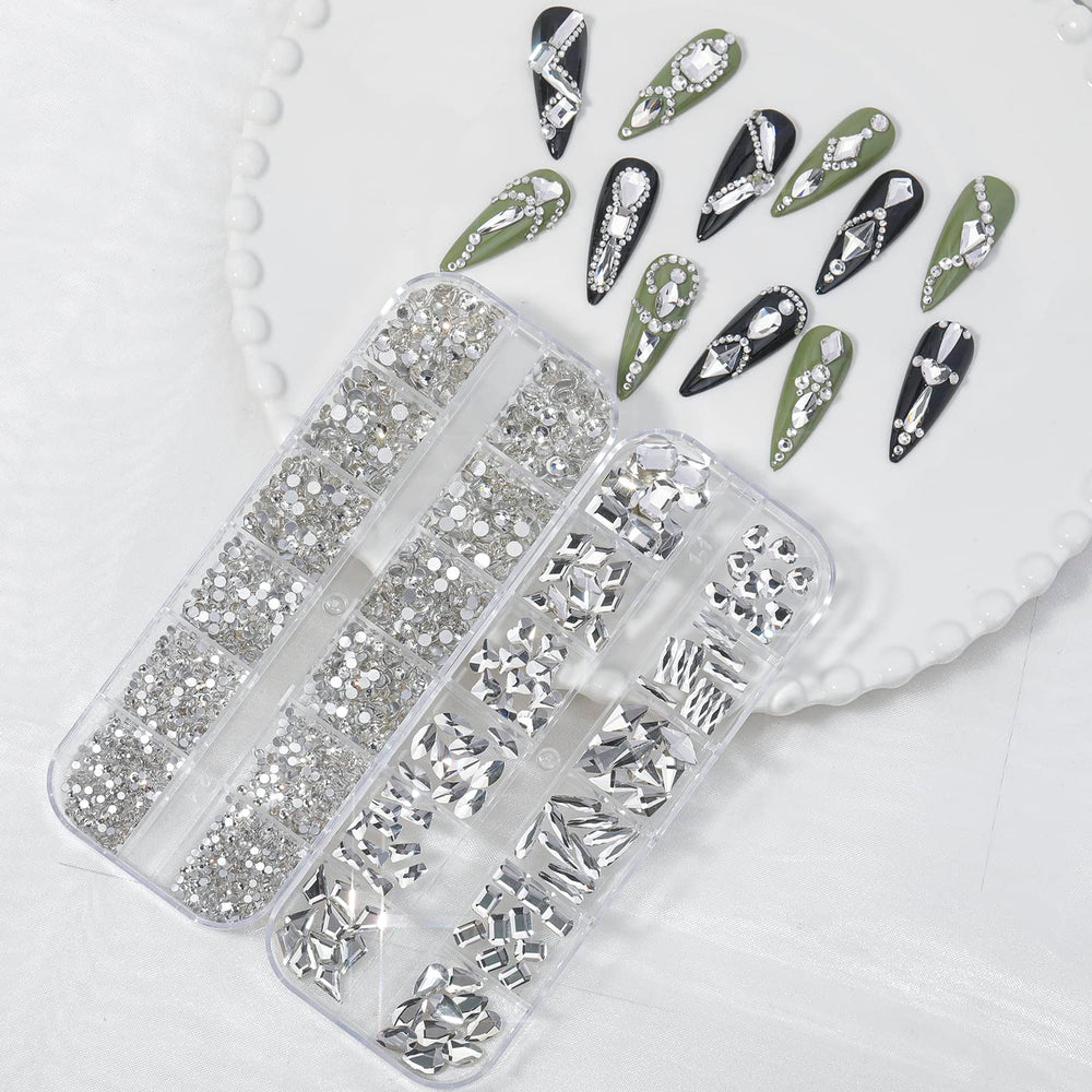 HNUIX tweezer and rhinestone picking pen displayed for precise application benefit