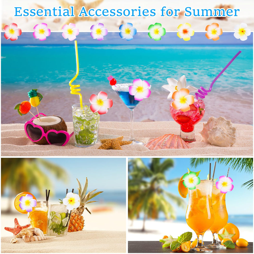 HOFASON clips used on a wedding table adding tropical accent decorations