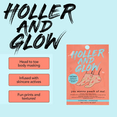 Holler & Glow serum texture close-up showing hydrating gel for soft feet