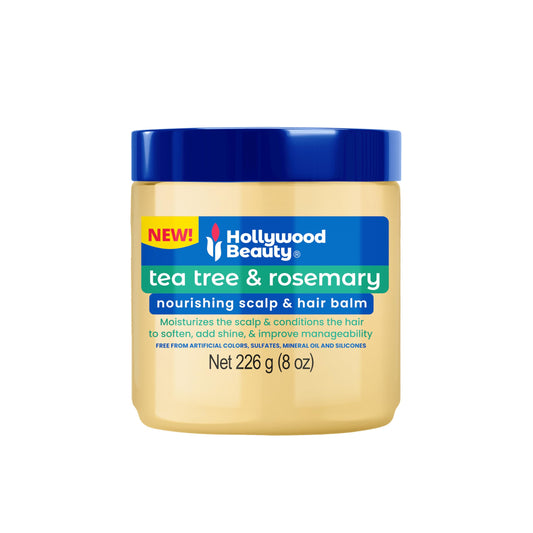 Hollywood Beauty front label showing product name and benefits