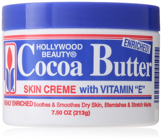 Hollywood Beauty jar front showing product and easy daily moisturizing