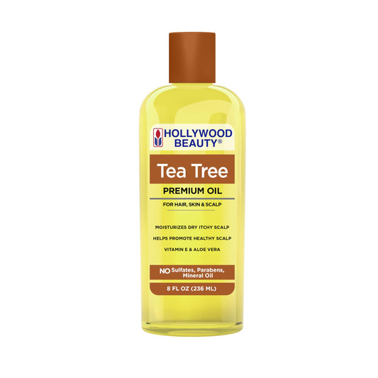 Hollywood Beauty bottle front packaging showing label and size benefits