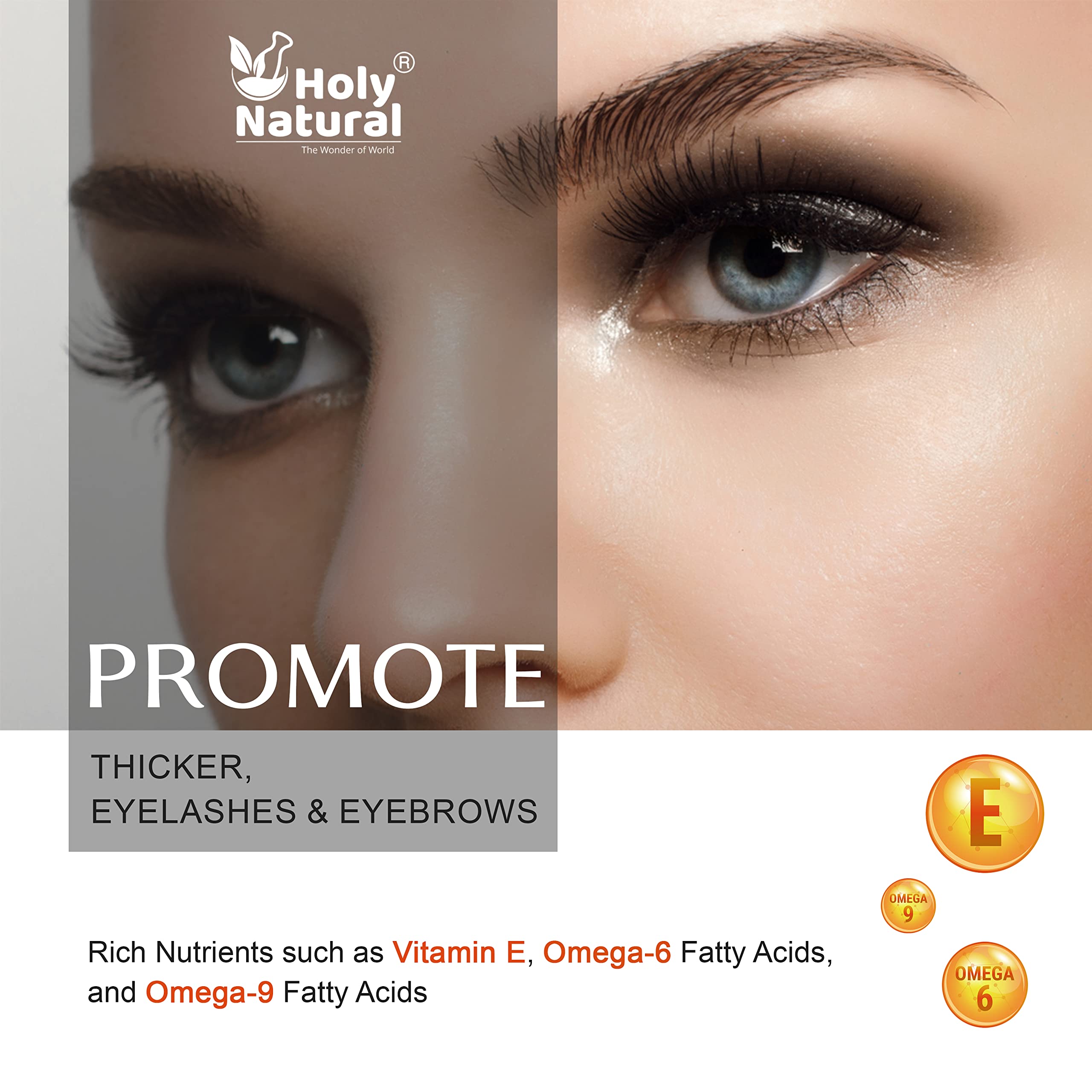 Holy Natural label close-up featuring USDA organic seal and ingredient transparency for confidence