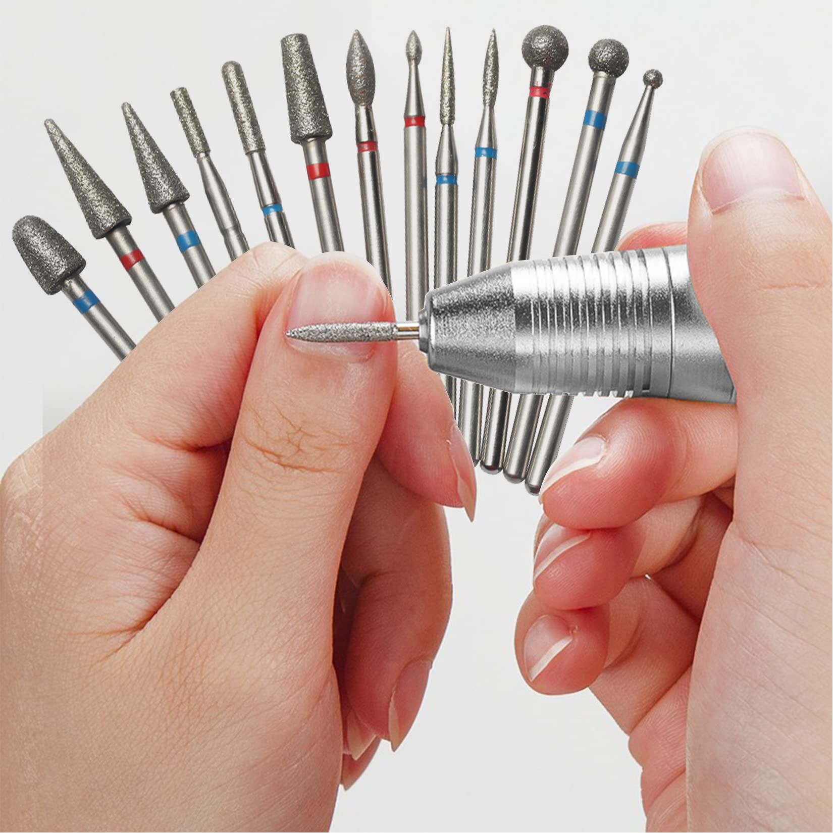 Homeet clear storage case keeping all drill bits organized