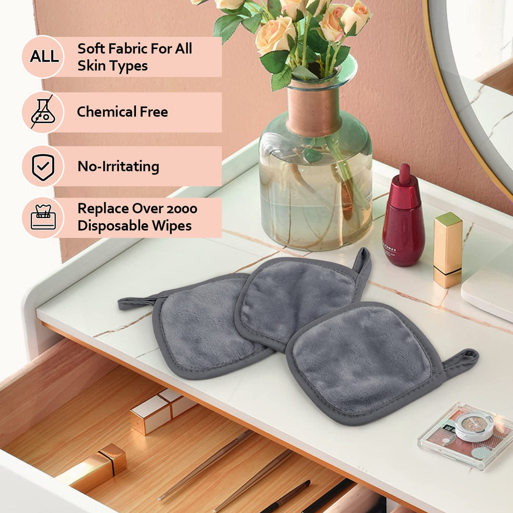 HOMEXCEL cloth in hand demonstrating compact 5x5 inch size and portability