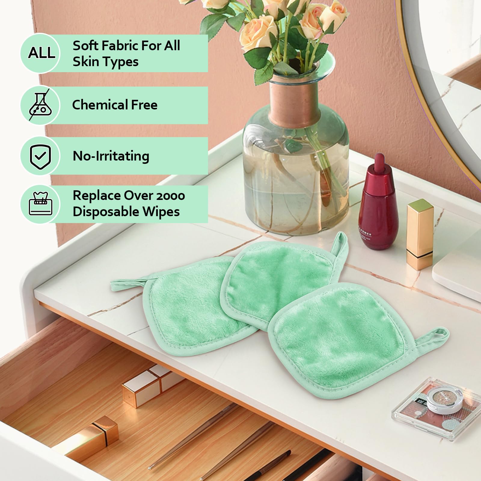 HOMEXCEL double-sided cloth detail showing plush and soft sides for dual cleaning