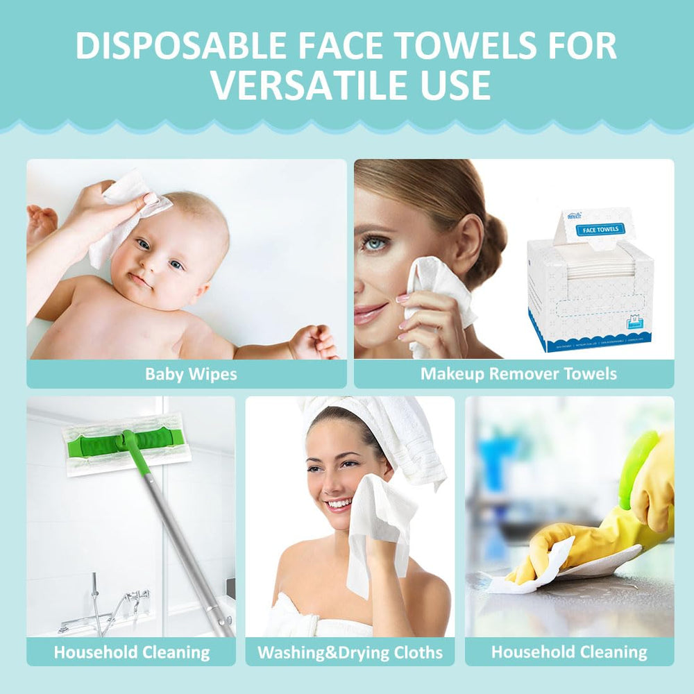 HOMEXCEL towel on compostable bin representing biodegradable disposal benefit