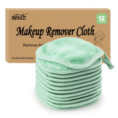 HOMEXCEL front view of 12-count pack showing compact green cloths and convenience