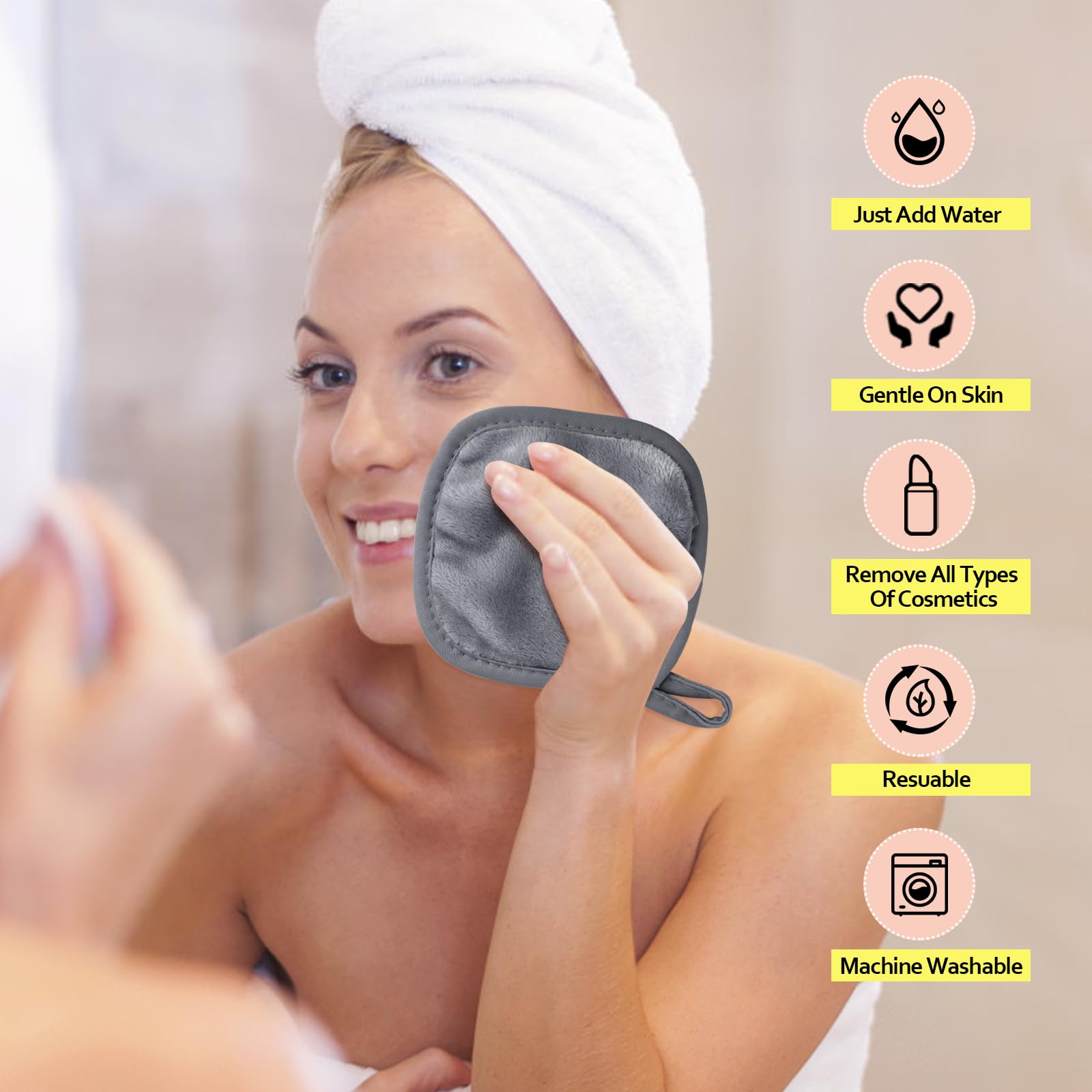 HOMEXCEL travel pouch with cloths, ideal for on-the-go touch-ups