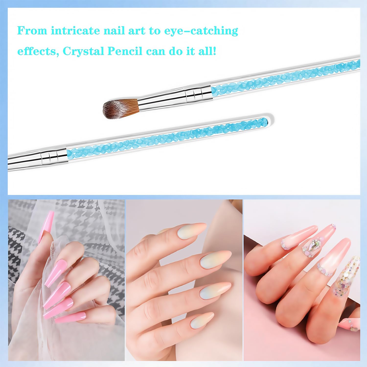HomTop close-up of brush tips highlighting precise bristles for clean lines
