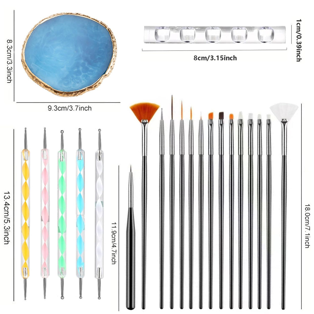 HomTop dual-ended dotting tools highlighting multiple tip sizes for control