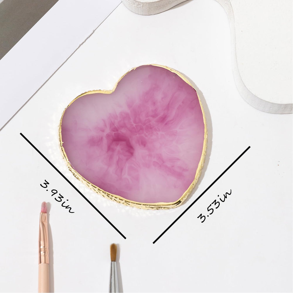 HomTop glossy resin mixing surface close-up, easy-clean and stain-resistant benefit