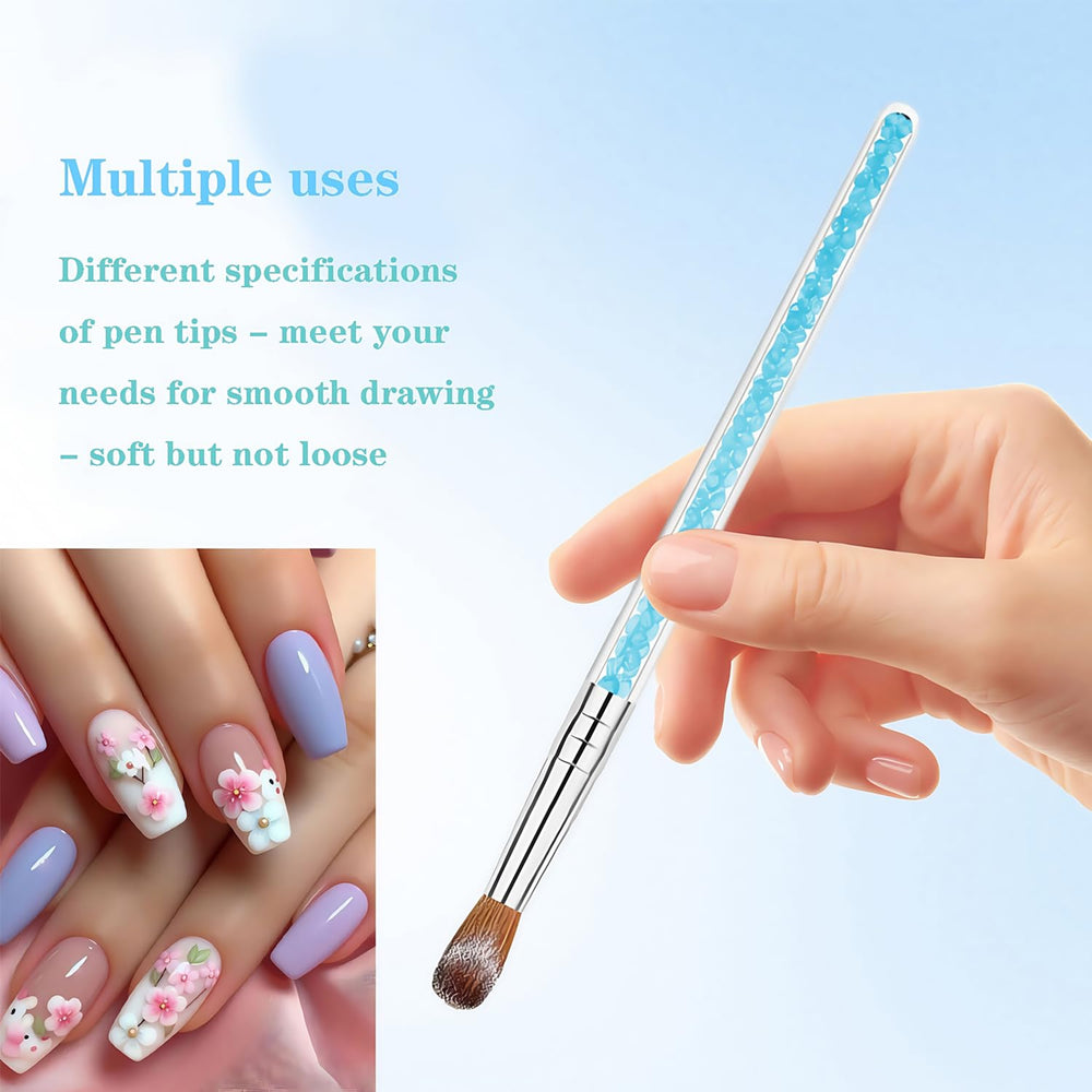 HomTop packaging opened displaying brushes and palette ready for use